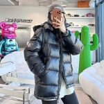 Fustet Hooded Down Jacket In Black – Jk713