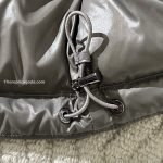 Maya Hooded Short Down Jacket In Grey