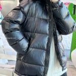 Fustet Hooded Down Jacket In Black – Jk713
